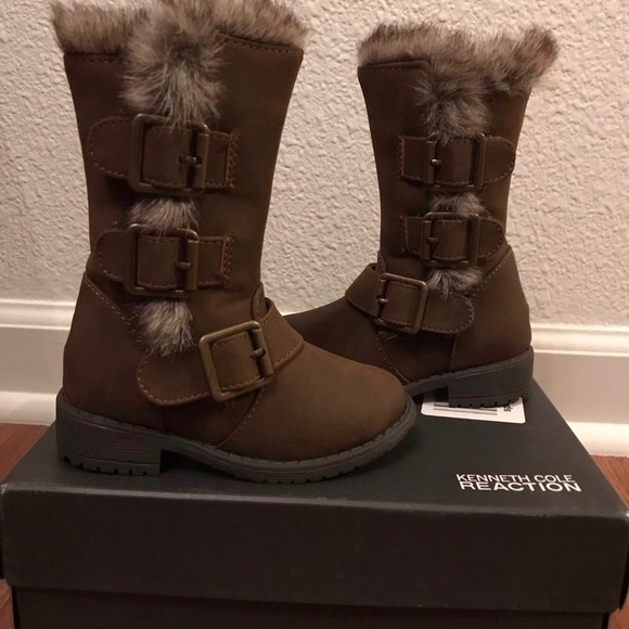 Kenneth Cole Fur Boots - Picture 2 of 5